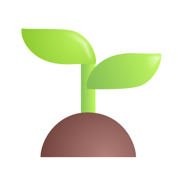 発芽のイラスト