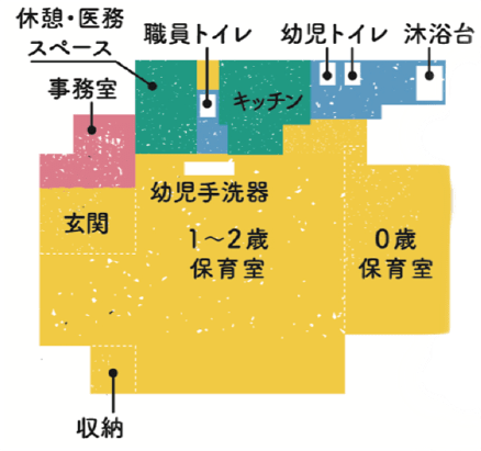本八幡保育園園内図