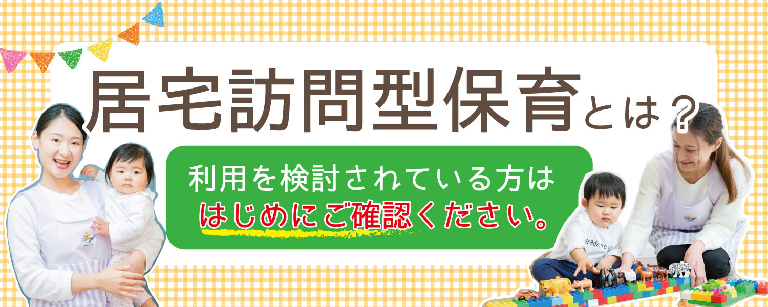 居宅訪問型保育とはトップ