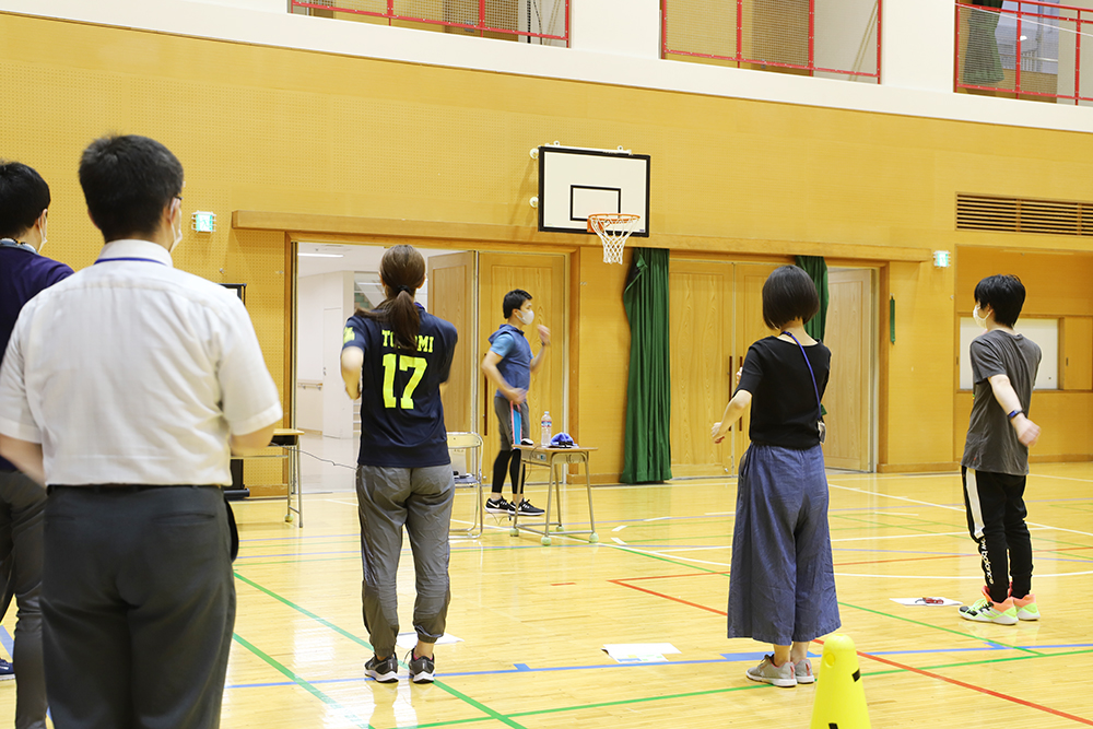 障害のある子どもの体育・実践編２回目の様子